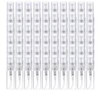 Mini botellas de spray de vidrio de 60 piezas, botellas de muestra de perfume recargables de 3 ml, viaje de atomizador de perfume transparente para limpieza, aceites esenciales.