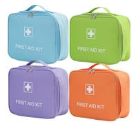 Mini botiquín de primeros auxilios Asudaro S/L 4/2/1 PCS Portátil Primeros Auxilios Tela Oxford Juego Médico Paquete de Rescate Bolsa de Suministro de Emergencia para el Hogar Exterior Ciclismo