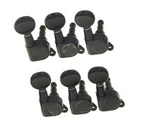 Mini botón ovalado, 6 afinadores de guitarra en línea, teclas de afinación de guitarra, clavijas, cabezales de máquina Pomos De Cabezales De Guitarra (Color : 01)