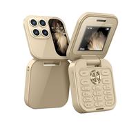 Mini botón pequeño de 2 g para teléfono no inteligente, teléfono celular retro para ancianos, compatible con múltiples idiomas, i17 plegable para teléfono celular de 0.66 pulgadas desbloqueado