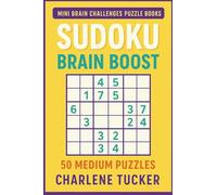 Mini Brain Challenges Puzzle Books 50 Sudoku Medium Brain Boost Puzzles