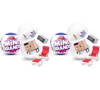 Mini Brands Cápsula Home de ZURU, casa Sorpresa con Minis coleccionables, Embalaje Ciego, artículos coleccionables de temática del hogar, (1 Capsule), Regalos Dia de La Madre (Paquete de 2)