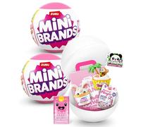 Mini Brands Cápsula Kawaii de ZURU, minis Kawaii coleccionables Sorpresa, Embalaje Ciego, artículos coleccionables con temática Japonesa(2 Cápsulas)