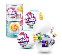 Mini Brands Fill The Fridge Minis Serie 1 de ZURU, Juguete Coleccionable en Miniatura, Paquete Oculto, Mini réplica, coleccionistas, Edades 8+ (2 cápsulas) 77731-INT