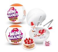 Mini Brands Master Chef Series 1 (Paquete de 2) - Colecciona y CREA 11 Platos Masterchef, Juego de Resina DIY, Coleccionable no Comestible