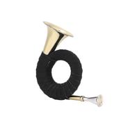 Mini Brass Hunting Horn Set - Perfect for Music Lovers and Learners, Micro French Horn Instrument Included