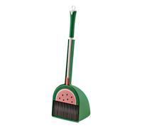 Mini Broom Set, Cute Fruit Dustpan Combo, Compact Cleaning Tool, Lightweight Kid-Friendly Design, Sturdy Acrylic Bristles, Made of PP/Pet Material, 6.42x5.59x21.26in