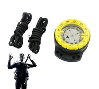 Mini Brújula De Buceo - Brújula De Buceos Subacuática Impermeable con Cuerda | Brújulas Brillantes con Ventana Lateral Brújulas Marinas Accesorios De Buceo