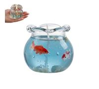 Mini Bubble Fish Tank Candle Aesthetic Decor Cute Decorative Candles, Mini Floating Fish Tank Scented Candle, Scented Ocean Theme, Creative Art Piece, Party Favors (1PCS)