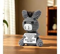 Mini Burro Positiva Divertida Muñeca Animales Positiva de Punto Lindo