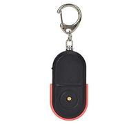 Mini Buscador de Llaves, Buscador de Artículos Inalámbricos Anti Perdida Control Voz Silbato Buscador Llaves LocalizadorLlaveros Alarma Control Silbidos Encontrar Llave Monedero(Rojo)