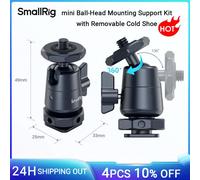 SmallRig 2948B Mini cabeza esfÃ©rica con soporte de zapata desmontable (2 uds.)