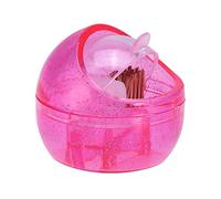 Mini cabezal de taladro para arte de uñas, cepillo de limpieza doble, estuche de limpieza de polvo, herramienta de manicura y pulido