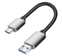 Mini cable USB-C / USB Ultra corto 15cm CarPlay, Android Auto, Estación de carga