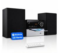 Mini Cadena Bluetooth CD, Reproductor CD con 30W RMS Altavoces