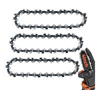 Mini cadena de sierra de 4 pulgadas de 0.325 pulgadas de paso pequeño .043 calibre 26 eslabones de transmisión para cadena de motosierra MAKITA UC100DZ (3 paquetes) (94X-6)