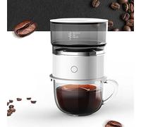 Mini cafetera pequeña para exteriores, cafetera eléctrica portátil, cafeteras exprés portátiles, electrodomésticos semiautomáticos para automóviles, cafetera por goteo, para viajes, oficina, camping