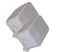 Mini Caja de 3 vías, con Soporte, Blanco, 60 W