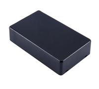 Mini caja de distribución a prueba de polvo caja de conexiones carcasa de plástico negro caja de proyecto electrónico caja de conexión eléctrica para fuente de alimentación externa