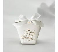 Mini Caja De Dulces Caja De Favores Pequeña Set Bolsa De Regalo De Papel Suministros Para Fiestas-C,100pcs,6x6x10cm