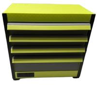 Mini caja de herramientas de escritorio compatible con los entusiastas de Ryobi Tools - Organizador de escritorio para herramientas y accesorios - Solución de almacenamiento compacta para banco de