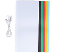 Mini Caja de luz Plegable para fotografía, Caja de luz LED con 6 Fondos, Caja de Estudio fotográfico portátil para la fotografía de Productos de joyería con alimentación por USB y