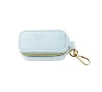 Mini caja de terciopelo for anillos, estuche for almacenamiento joyas, portátil viaje Para Schmuck