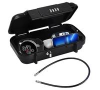 Mini Caja Fuerte Portátil, Caja Seguridad Combinacion de Viaje Pequeña con Cuerda de Alambre, Almacenamiento Seguro de Llaves Combinación Contraseña Reajustable para Hotel, Hogar, Oficina