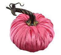 Mini calabazas de terciopelo, coloridas decoraciones de calabaza de tela sintética de 10 cm, decoraciones de Halloween, decoración artificial de espuma hecha a mano para Halloween, cosecha de otoño