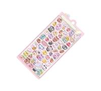 Mini calcomanías bonitas y fuertes adhesivas - Mini bonitas calcomanías decorativas en relieve 3D, para funda de teléfono, álbumes de recortes, diarios, planificadores, agendas, agendas, niños, aula