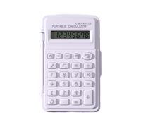 Mini calculadora con tapa, cálculos rápidos y precisos de 10 x 6 cm, calculadora digital, calculadora de escritorio pequeña, diseño compacto y portátil, para estudiantes, profesores, examinadores