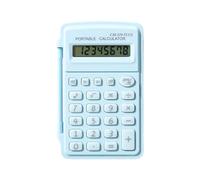Mini calculadora con tapa de 8 dígitos | Calculadora de bolsillo ABS de colores pastel 10 x 6 cm a batería | Çalculadora portátil para casa, oficina, escuela, estudiantes, uso diario