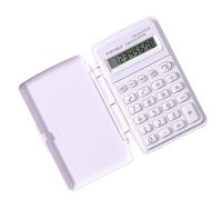 Mini calculadora con tapa de 8 dígitos | Calculadora de bolsillo ABS de colores pastel 10 x 6 cm a batería | Çalculadora portátil para casa, oficina, escuela, estudiantes, uso diario