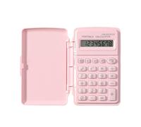 Mini calculadora con tapa, herramienta de cálculo portátil, calculadora compacta para estudiantes, profesores, contadores, oficina, negocios, escuela, exámenes, viajes, cajeros, contabilidad