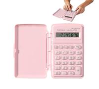 Mini Calculadora,Diminuto Dispositivo de Cálculo con Tapa,Calculadora de Mano para niños | para Profesores Contables Cajeros Ingenieros Examinandos Oficina en Casa Negocios Exámenes Escolares