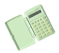 Mini Calculator - 10x6 Cm ABS Small Digital Device, Lid Cover, Pocket Sized Adding Machine, Basic Function Buttons | Compact Tool For Student Teacher Exam Cashier Home Office