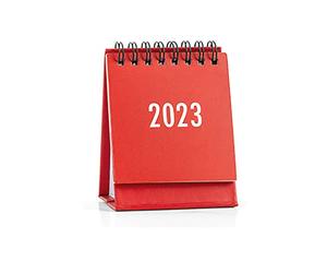 Mini Calendario de Escritorio 2023,Calendario de Bolsillo 2023,Calendario Mensual Semanal Portátil desde Agosto de 2022 hasta Diciembre de 2023,Desk Calendario Pequeño con Pegatinas