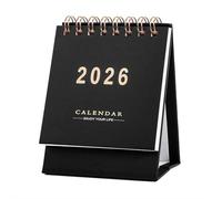 Mini calendario de escritorio 2026, calendario abatible de pie para 2026, calendario de escritorio de enero de 2026 a junio de 2027, agenda de programación, lista de tareas pendientes, calendarios