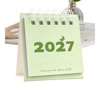 Mini Calendario De Escritorio 2027 Planificador Familiar Mensual 12 Meses