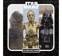 Mini calendario de pared de Star Wars: Saga 2025