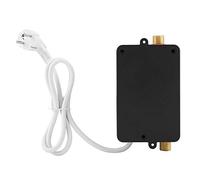 Mini Calentador de Agua Eléctrico 220V 3400W Sin Depósito, Calefacción Instantánea para Ducha, Cocina Y Lavado, Agua Caliente Rápida, Negro - Eu