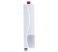 Mini calentador de agua eléctrico de 220 V y 3000 W, Calentador de Agua Instantáneo sin Tanque para baño, cocina, Calefacción Turbo Antioxidante, 32 x 8 x 5 cm