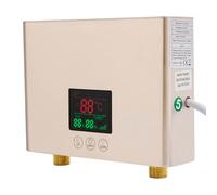 Mini calentador de agua eléctrico de 3000 W, 220 V, sin depósito, 30-55 ℃, rango de temperatura, mini calentador de agua eléctrico con indicador digital LED para cocinas, lavanderías, baños