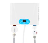 Mini calentador de agua eléctrico para debajo de la mesa, calentador de agua a presión e impermeable, ideal para fregaderos de cocina, lavabos de baño