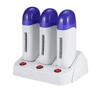Mini calentador de cera depilatorio, 3 tipos cartucho portatil depilatorio de cera calentador mas caliente, Depilación corporal depilación máquina(Triple Waxing Heaters)