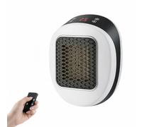 Mini Calentador de Enchufe, Fancysky 600W Calentador de Enchufe, Electrico, Cerámica, Ahorro Energía, Calentamiento Rápida, Baño, Habitaciones