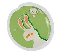 Mini calentador de manos de dibujos animados lindo - Paquete de calefacción lleno de agua reutilizable para el invierno - Bolsa de agua caliente portátil - F - Botella de agua caliente