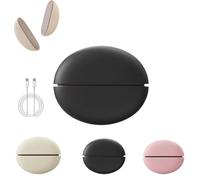 Mini Calentador De Manos Magnético Dividido, Calentadores De Manos Eléctricos Ultrafinos, Calentadores De Manos Recargables Magnéticos 2 En 1, Calentador Portátil De Bolsillo (Negro)