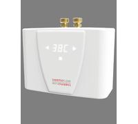 Thermoflow Elex 5,5 - Calentador de agua instantáneo sin presión / 5,5 kW / 230 V/agua caliente a aprox. 40 °C/conexión G 3/8» / 3 L/min/ideal para lavabos o fregaderos de cocina.