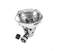 Mini calentador portátil de camping encendido electrónico estufa de calefacción de gas al aire libre para propano isobutano con construcción de acero inoxidable y base de tanque de gas para otoño